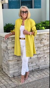 Célina | Classy Long Shirt Jacket