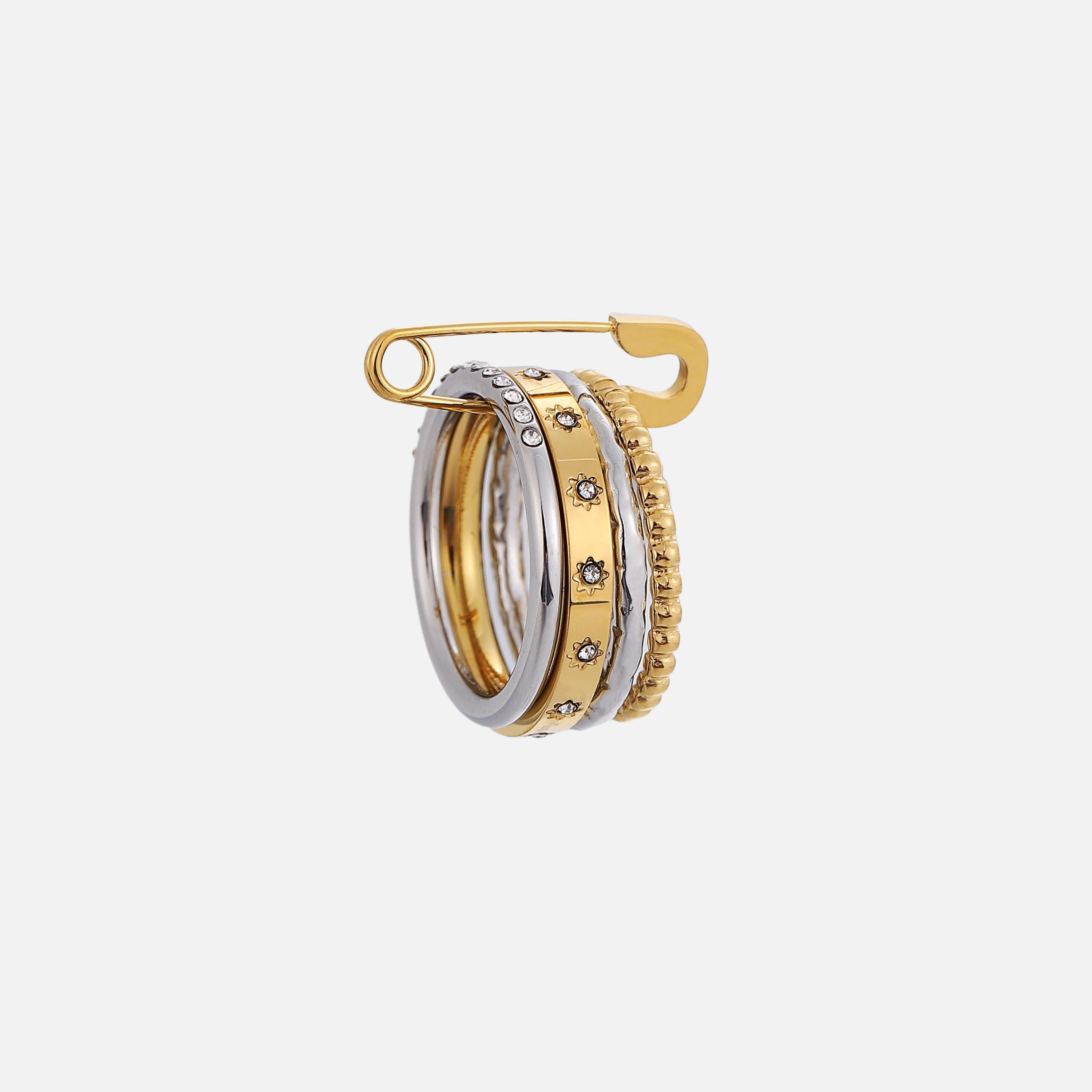 Sieglinde | Bold Stacked Ring
