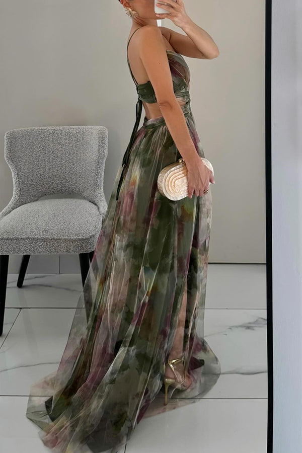 Lydia | Floral Maxi Dress Elegant