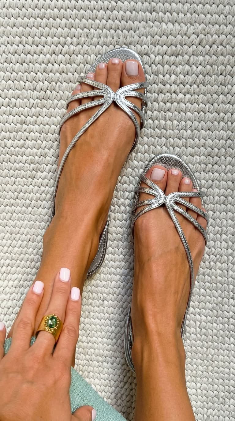 Bexley | Golden Sandals Summer Elegance