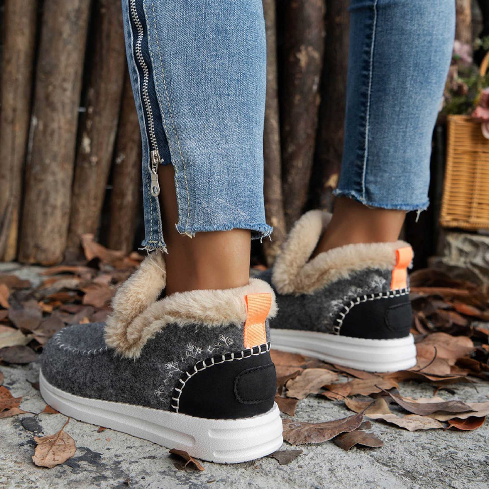 Marjory | Orthopedic Fleece Slip-On Boots