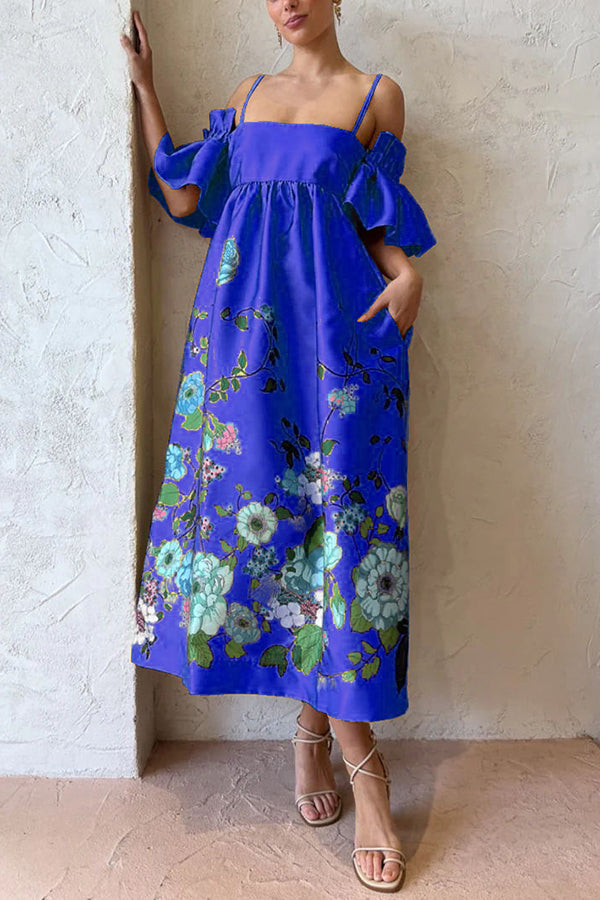 Virginia | Elegant Dress with Unique Sleeves & Pockets