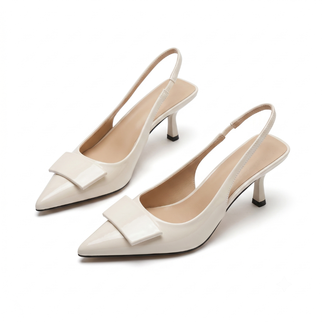 Lorene | Slingback Kitten Heels