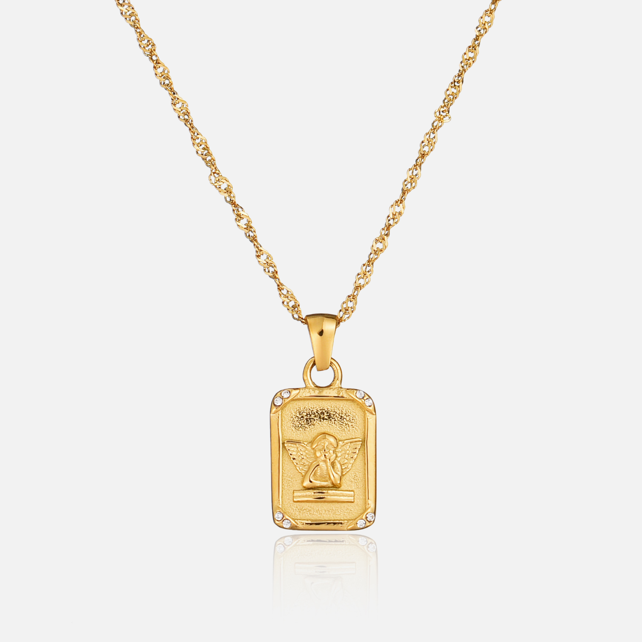 Tressie | Cherub Pendant Necklace