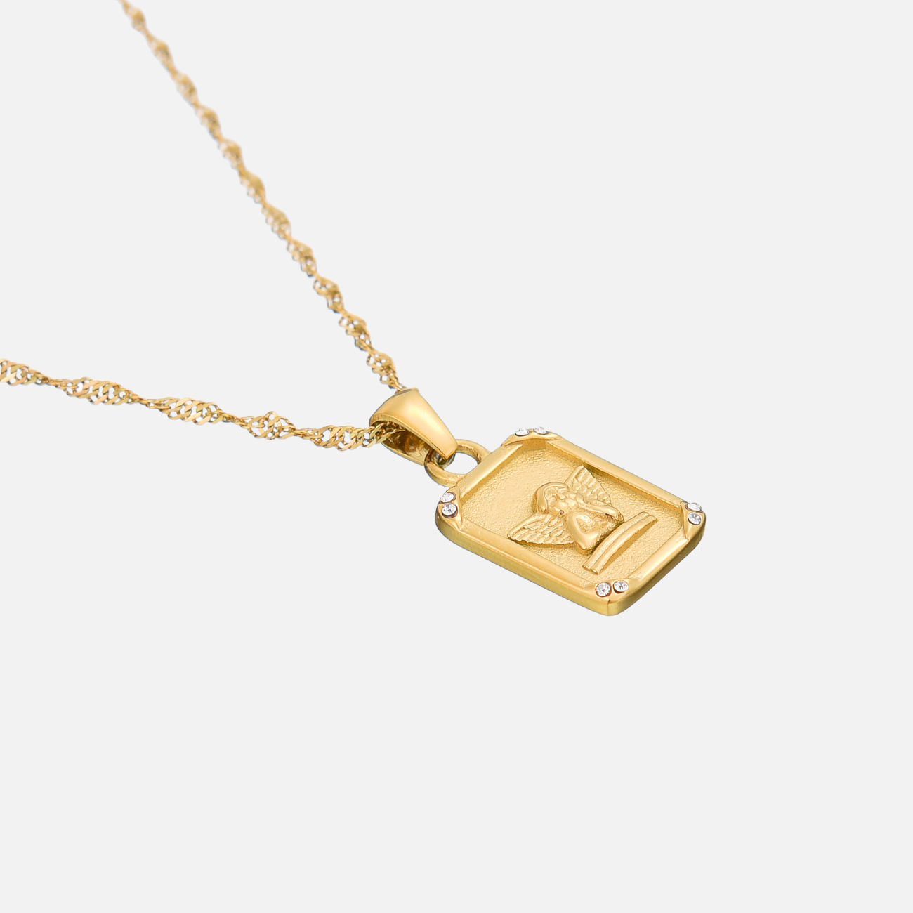 Tressie | Cherub Pendant Necklace