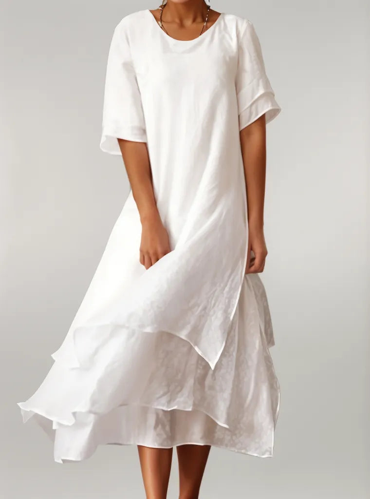 Avalyn | Tiered A-Line Maxi Dress
