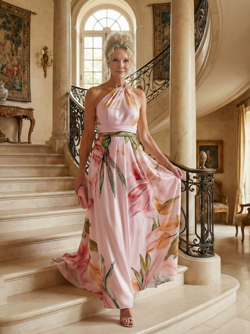 Wynter | Light Floral Maxi Dress