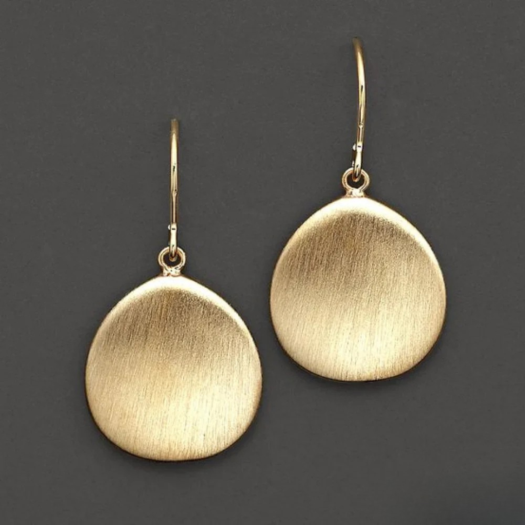 Kristen | Vintage Gold Drop Earrings