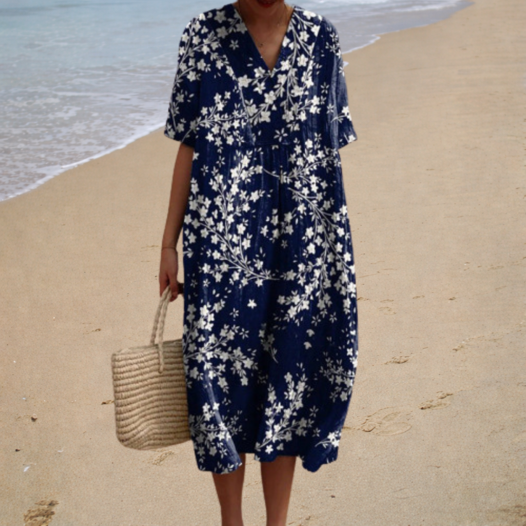 Daisey | Long Floral Dress Delicate