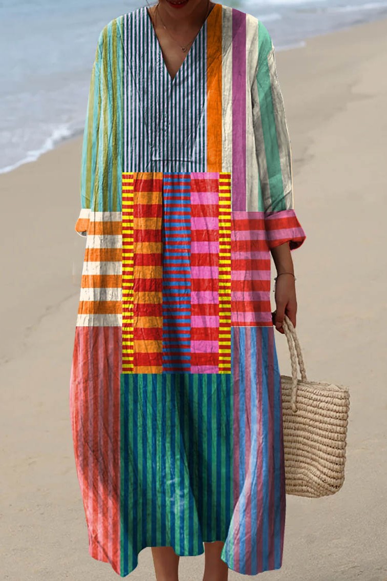 Lisa | Color-Block Walk Dress