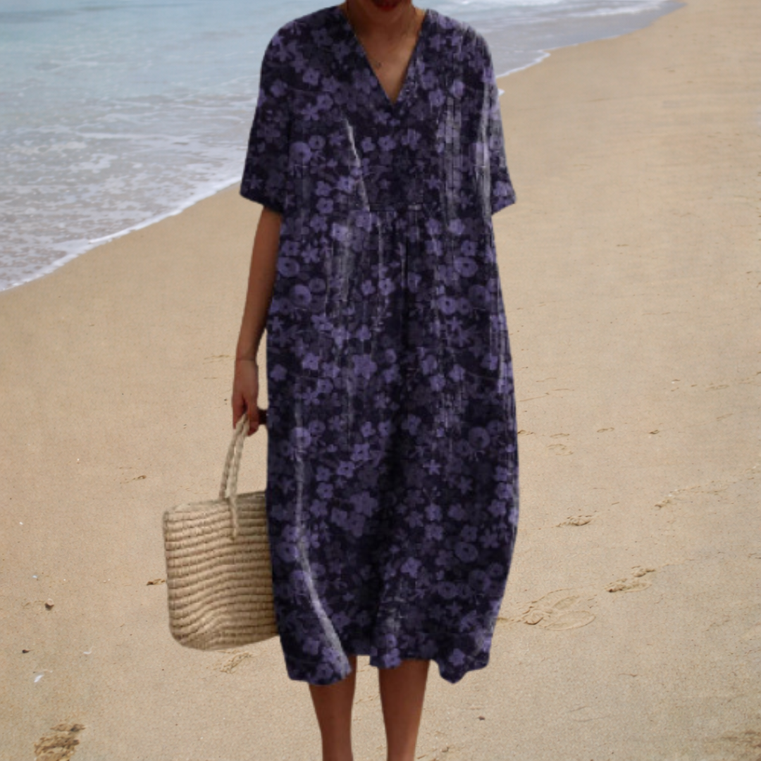 Daisey | Long Floral Dress Delicate