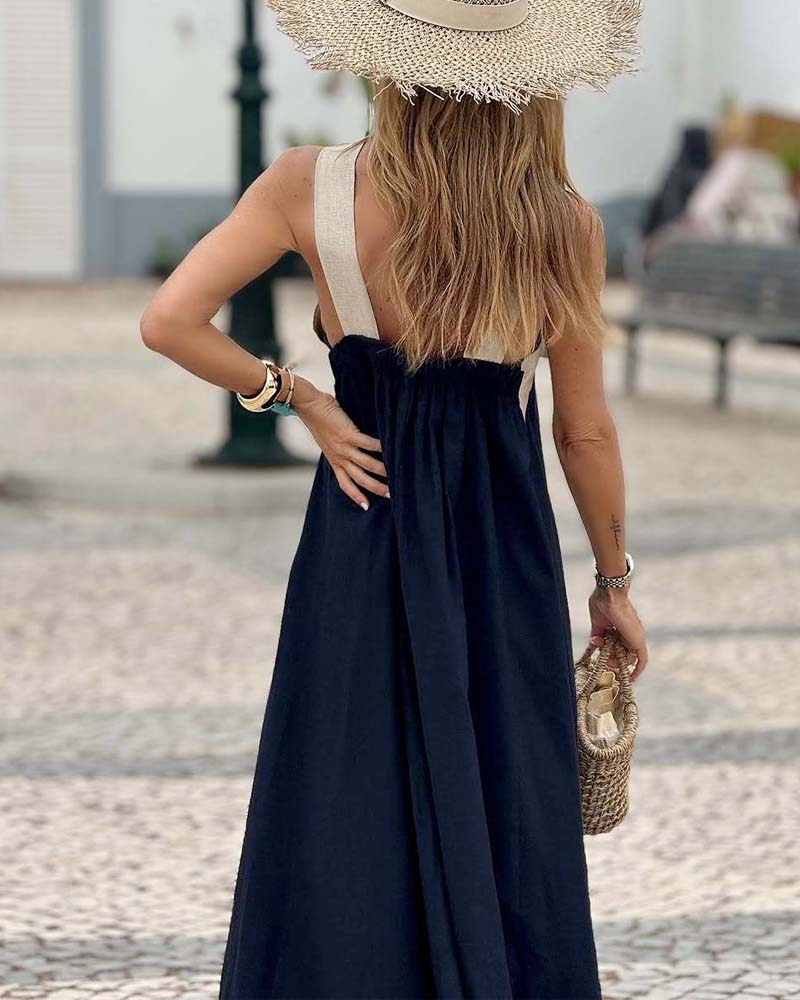 Candace | Open-Back Halterneck Evening Dress