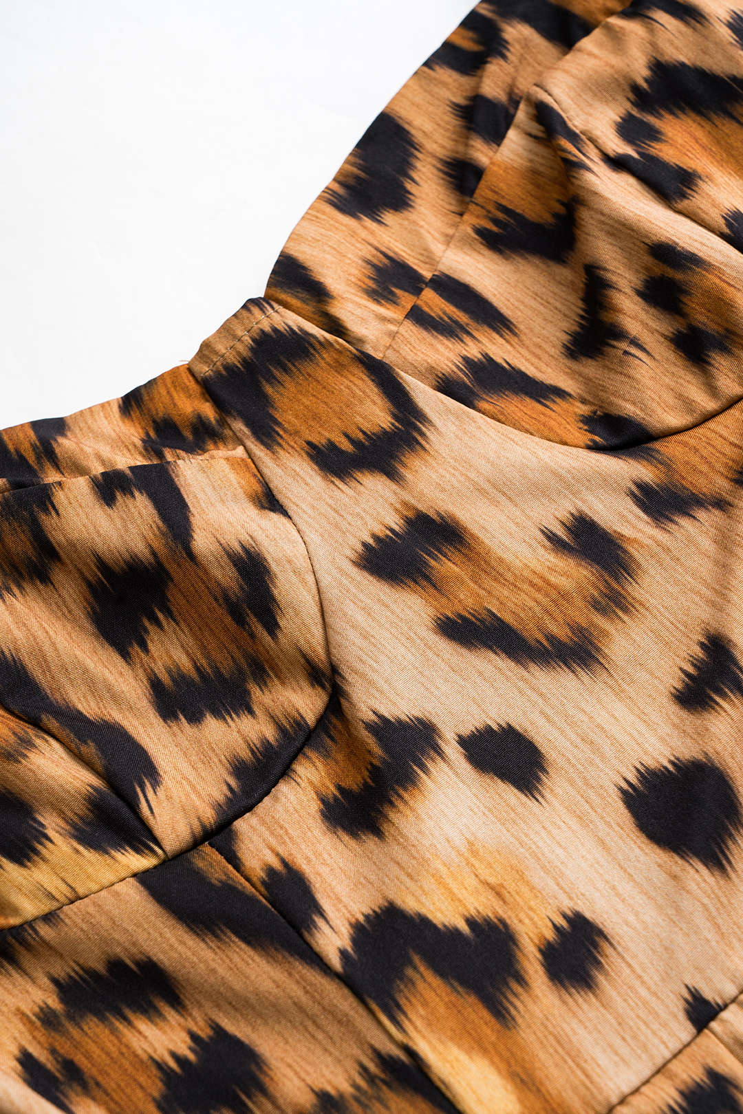 Valentina | Bold Leopard Print Midi Dress