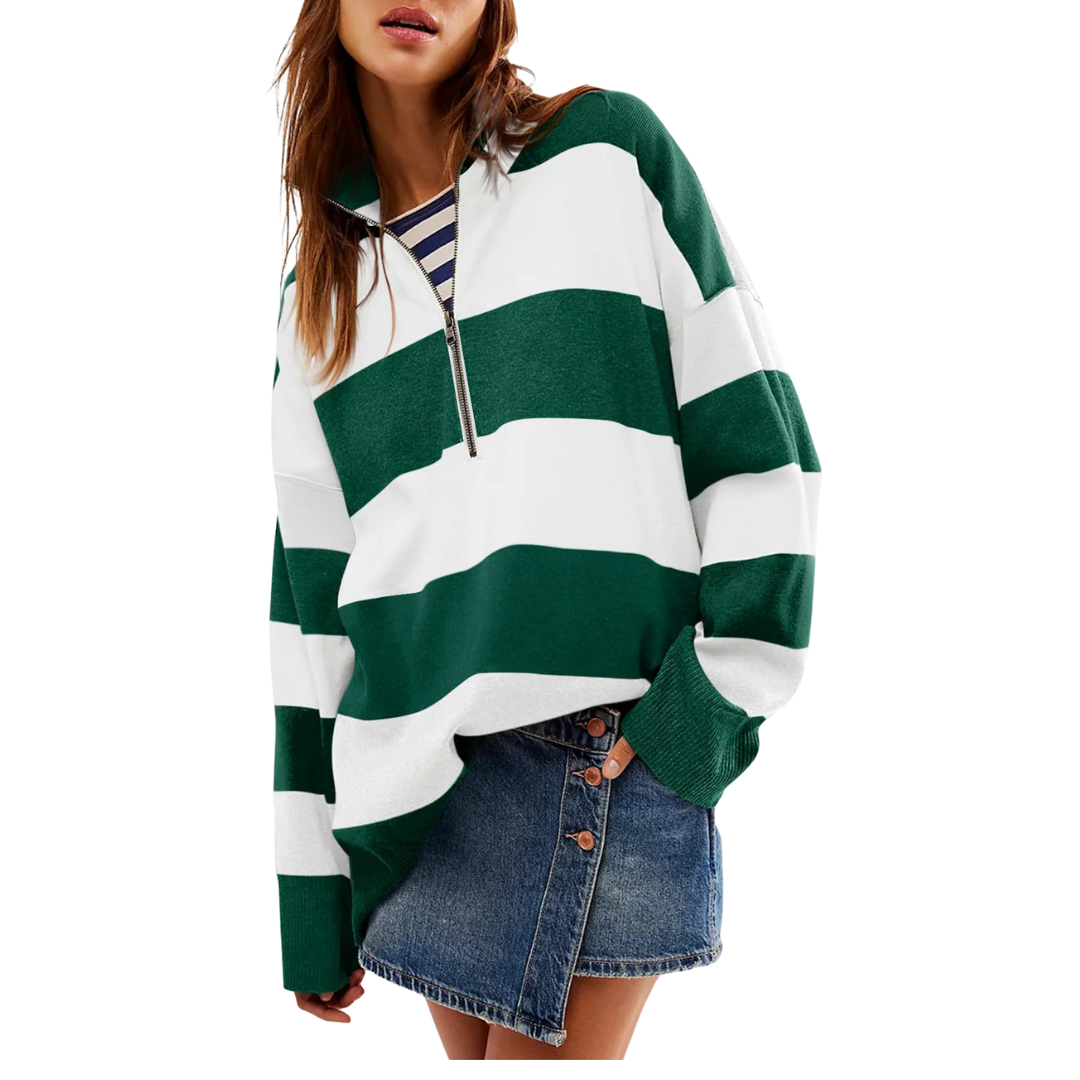 Céleste | Cozy Half-Zip Pullover Sweater