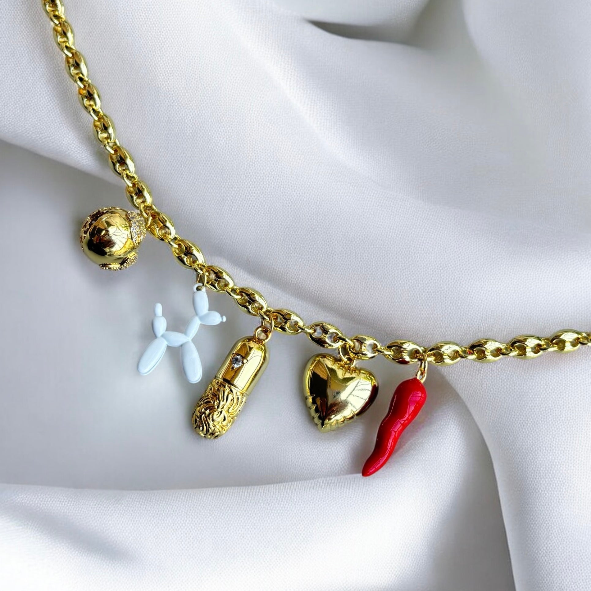 Floriana | Playful Charm Statement Necklace
