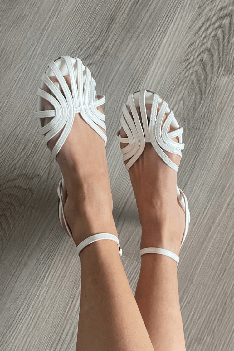 Terri | Golden Jewel Strappy Sandals