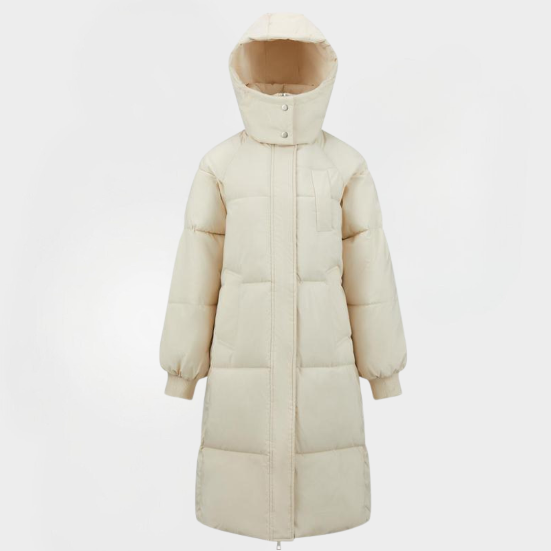 Vivienne | Long Hooded Puffer Winter Coat