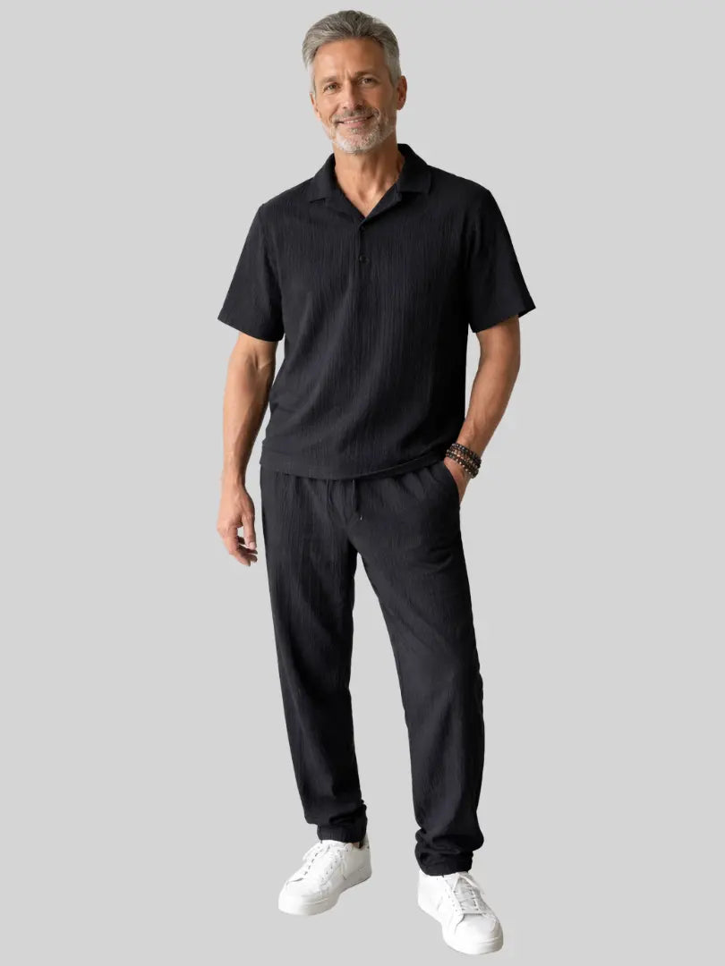 Lester | Cotton Polo & Pants Set