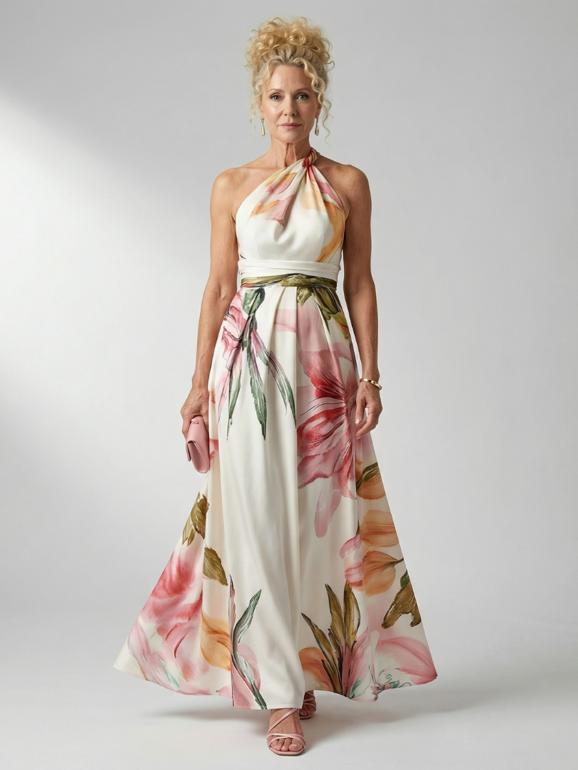 Wynter | Light Floral Maxi Dress