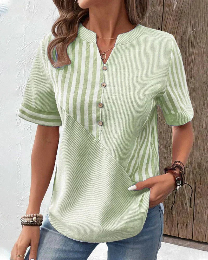 Naima | Soft Striped Blouse