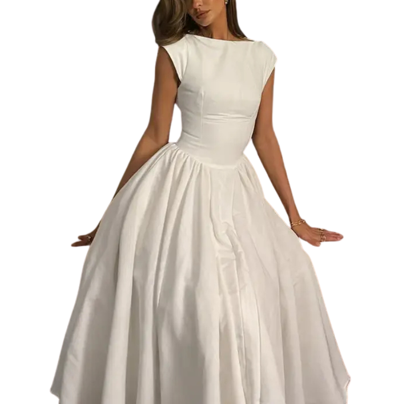 Séraphine | Bodycon Long Dress Flowing Skirt