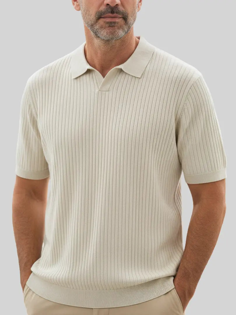 Worth | Ribbed Knit Polo