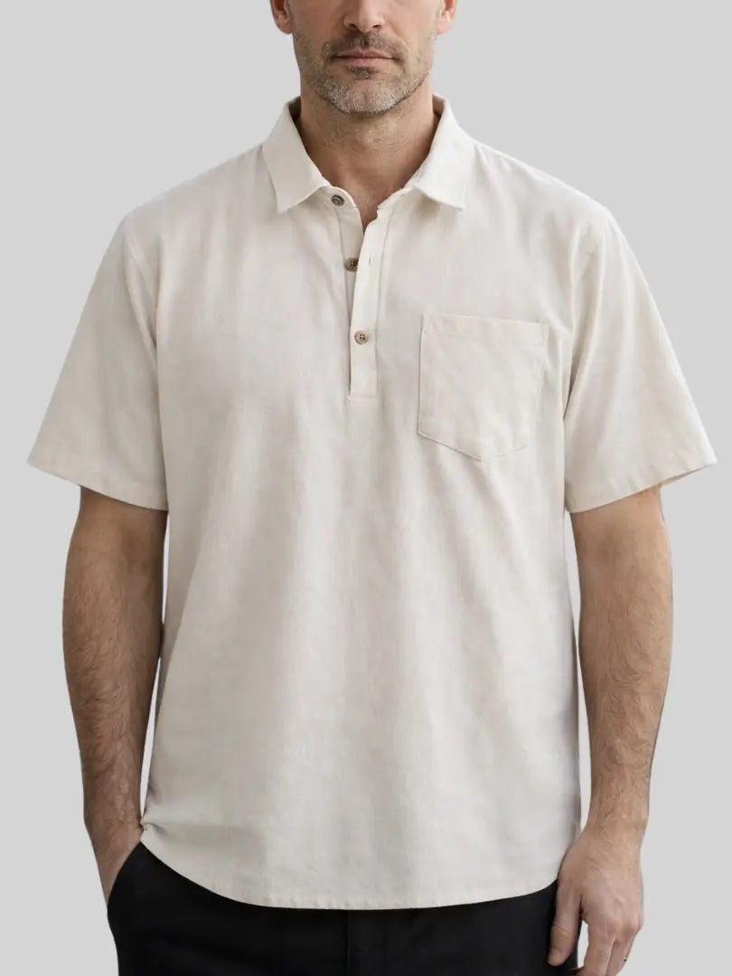 Romeo | Linen Polo Shirt