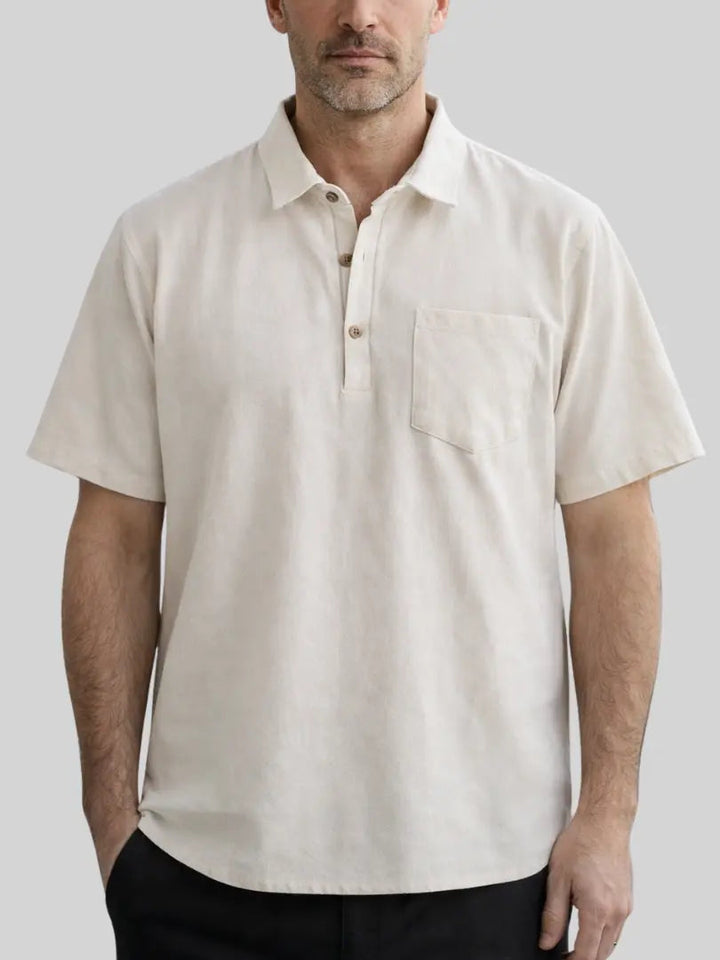 Romeo | Linen Polo Shirt