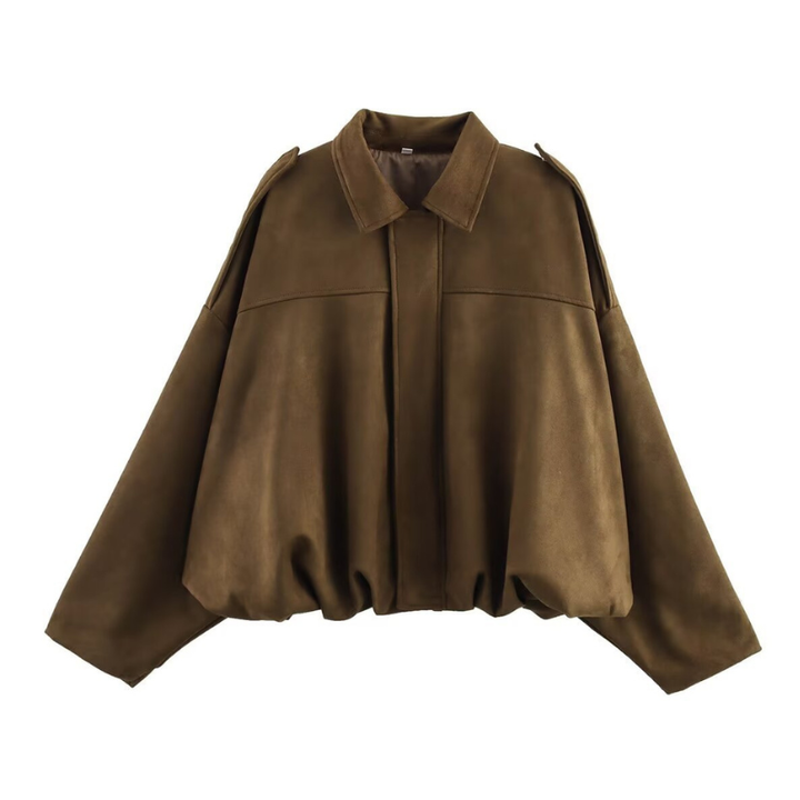 Aviara | Cropped Structured Aviator Jacket