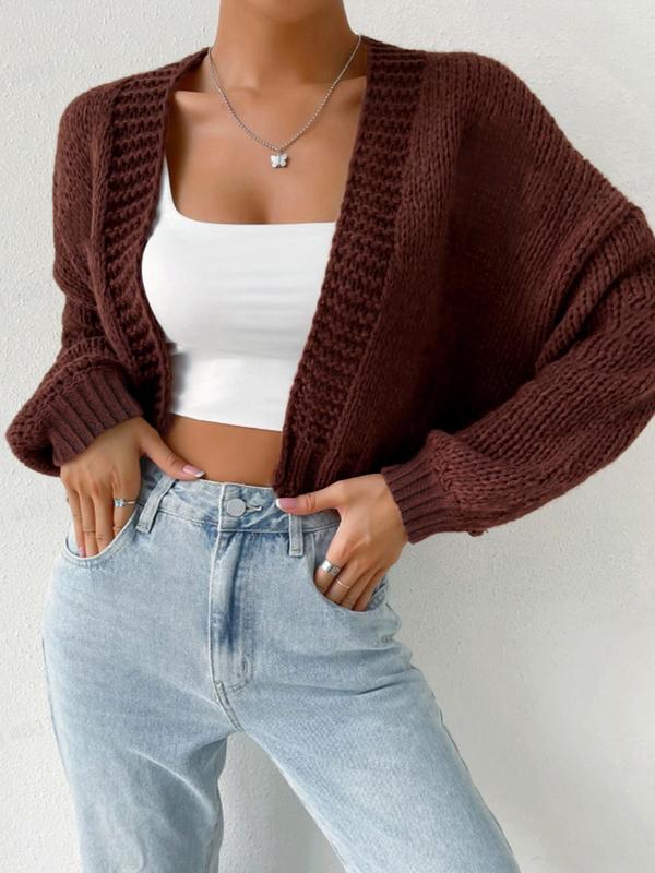Céleste | Open Front Cartoon Knit Cardigan