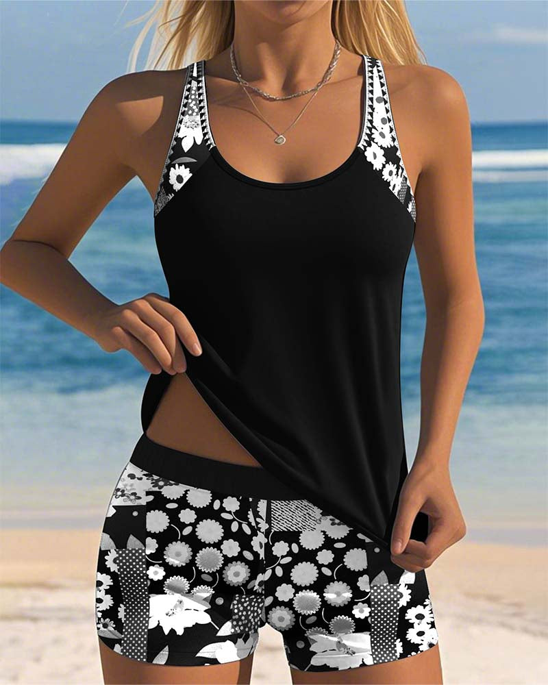 Ayla | Tankini Swim Set with Shorts