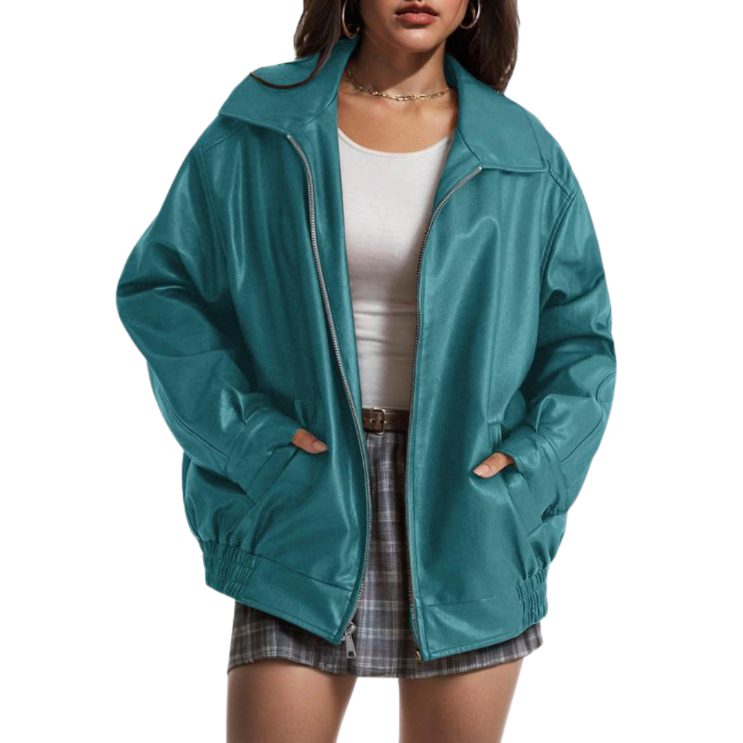 Valentina | Oversized Faux Suede Fall Jacket