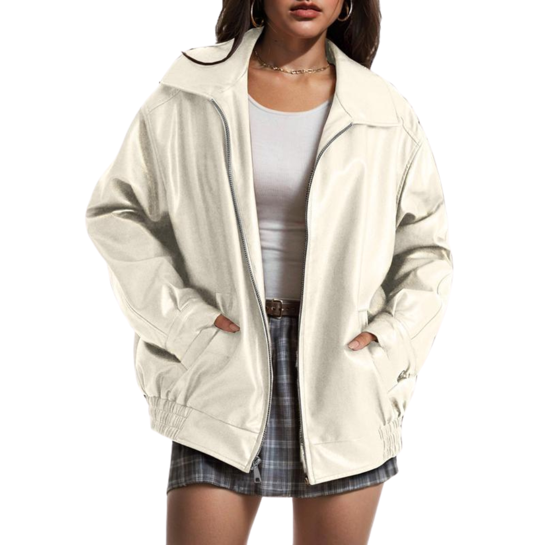 Valentina | Oversized Faux Suede Fall Jacket