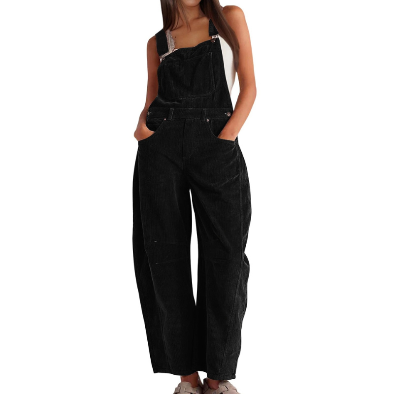 Liza | Wide Leg Overalls Jumpsuit