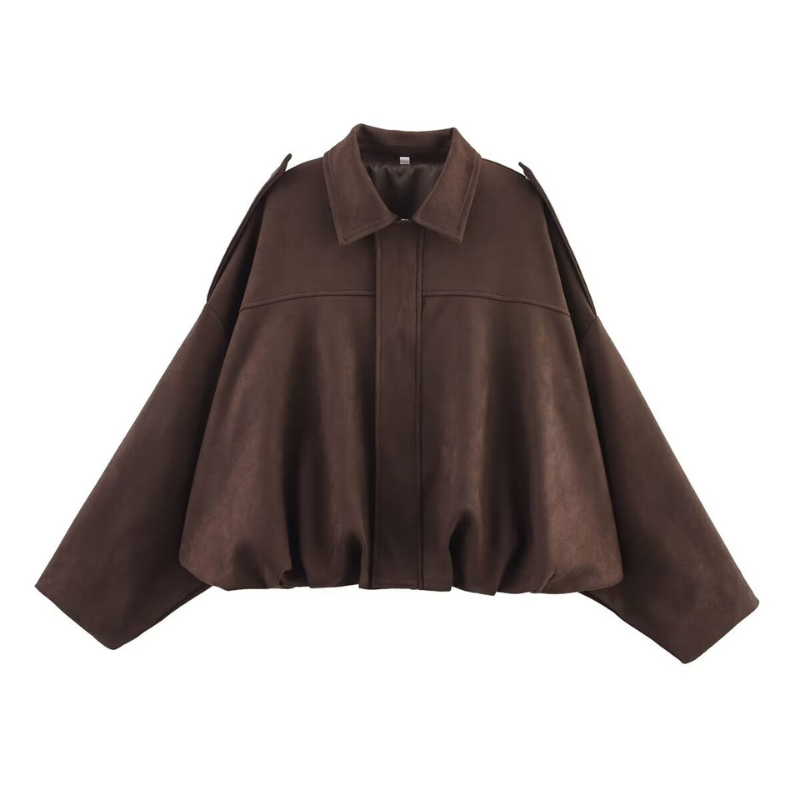 Aviara | Cropped Structured Aviator Jacket