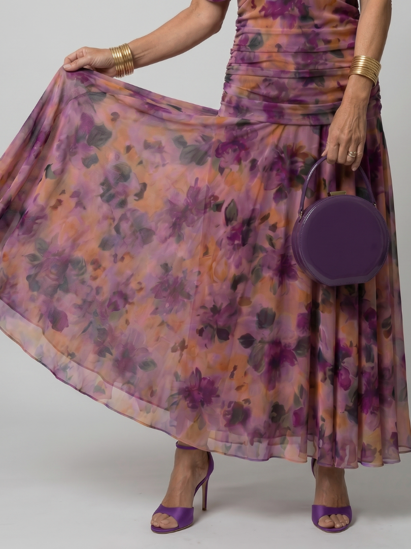 Treva | Off Shoulder Flow Midi Dress
