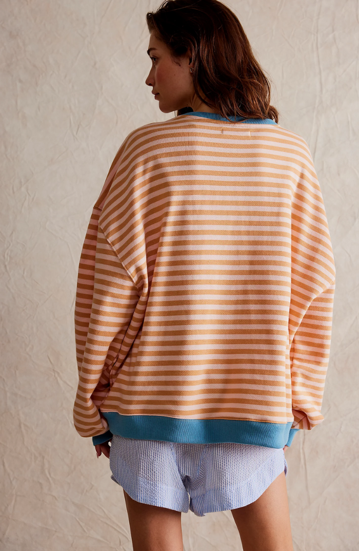 Callie | Striped Oversized Cozy Sweater