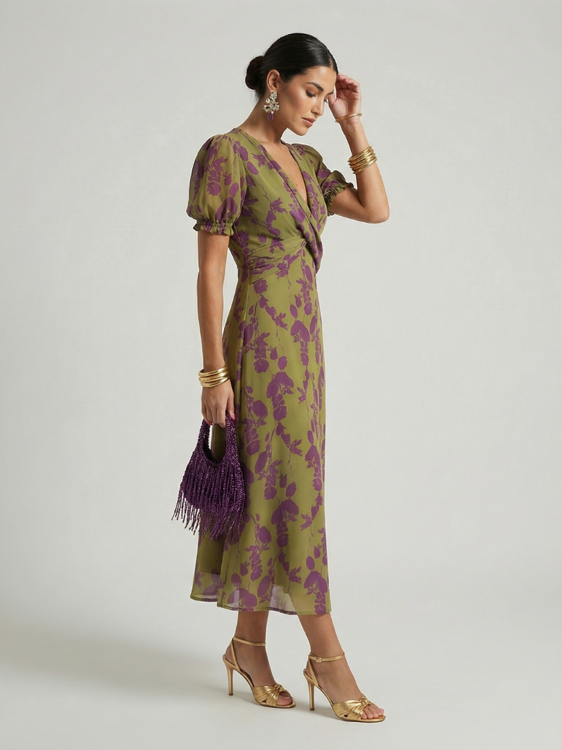 Belinda | Relaxed Floral Midi Dress