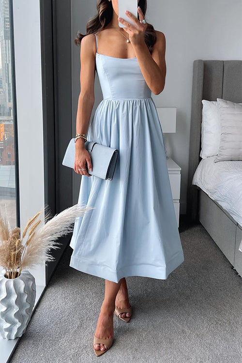 Celeste | Structured Midi Fit & Flare Dress