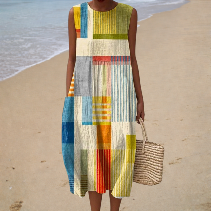 Mammie | Midi Boho Beach Dress