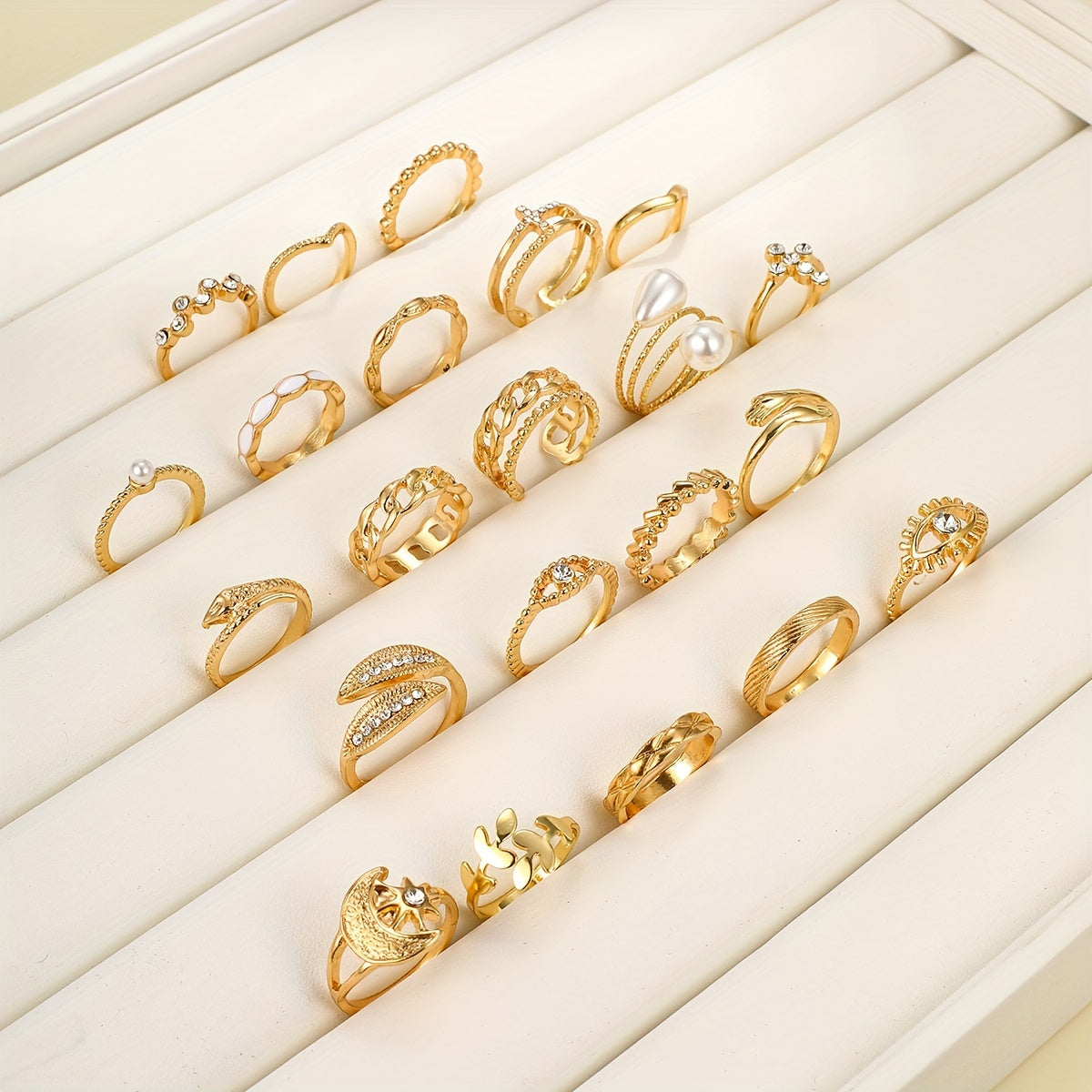 Xochitl | Vintage Stacked Ring Set