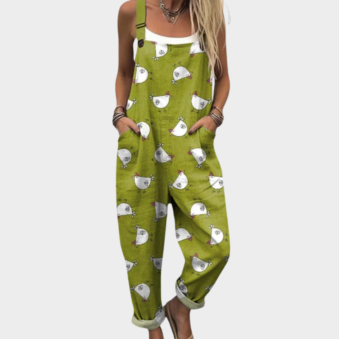 Sandra | Printed Wide-Leg Jumpsuit