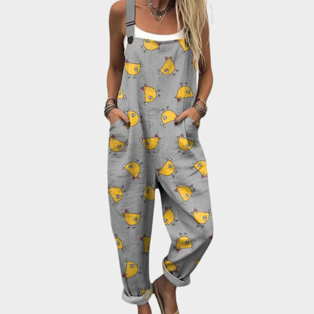 Sandra | Printed Wide-Leg Jumpsuit