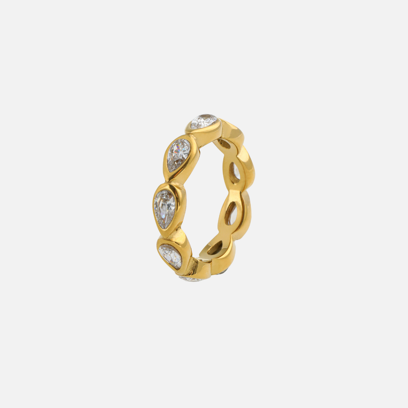 Rilynn | Crystal-Embellished Gold Ring