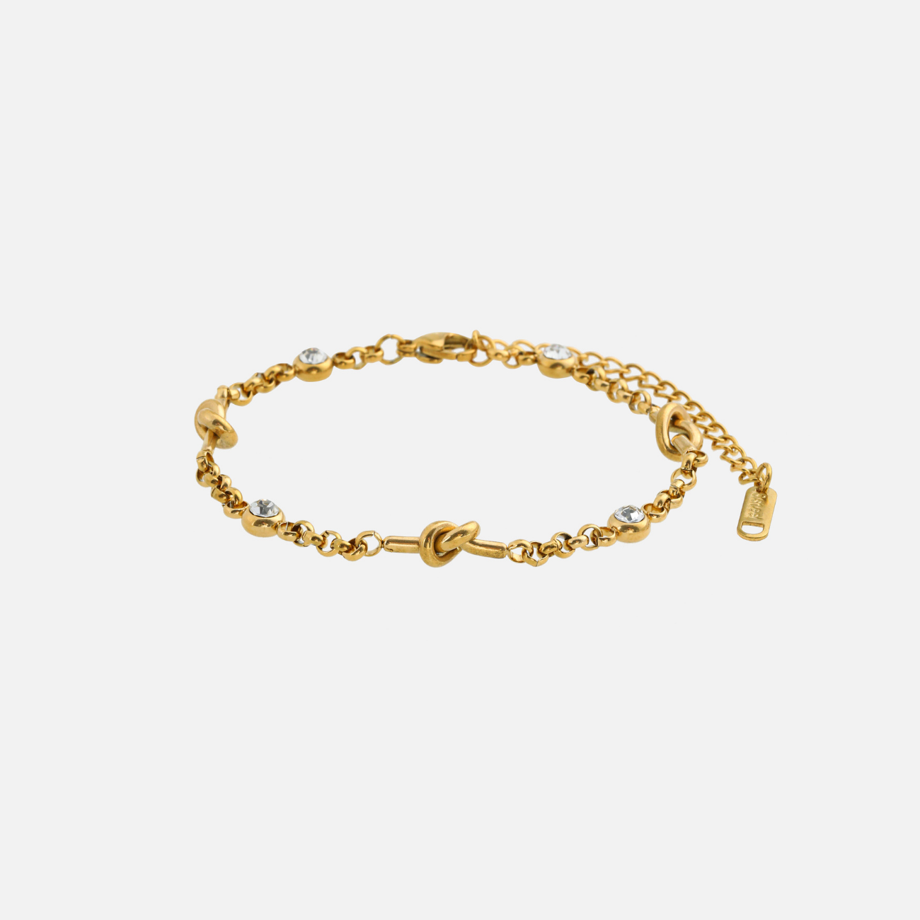 Bess | Gold-Tone Crystal Bracelet