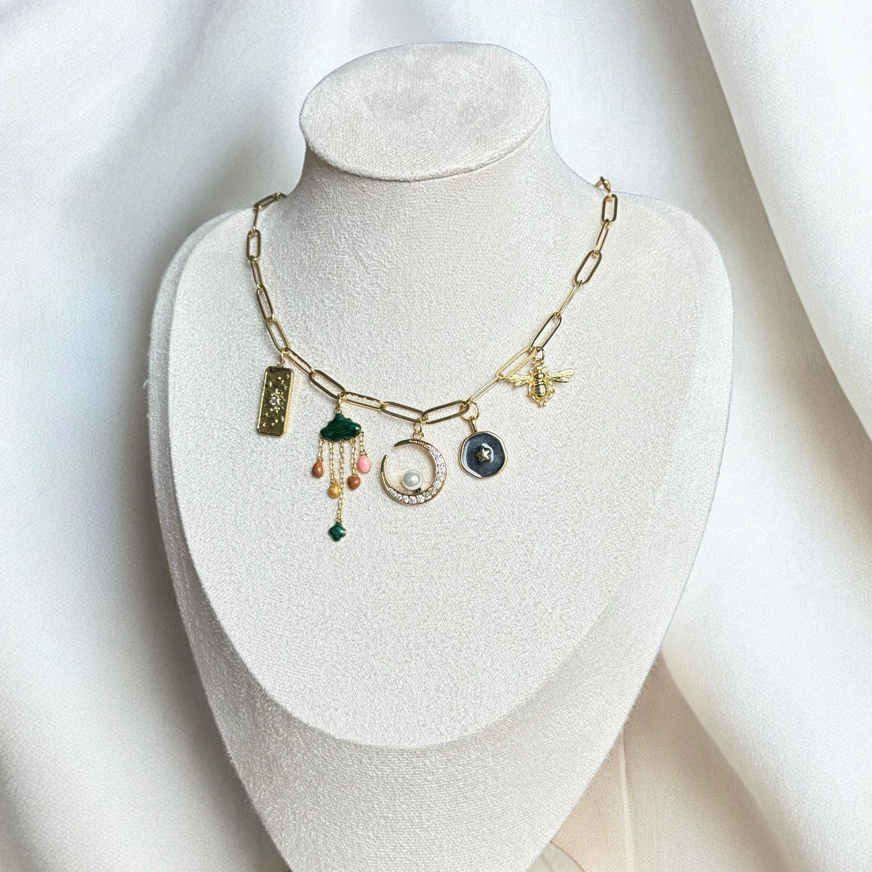 Rosiland | Luna Charm Handmade Necklace