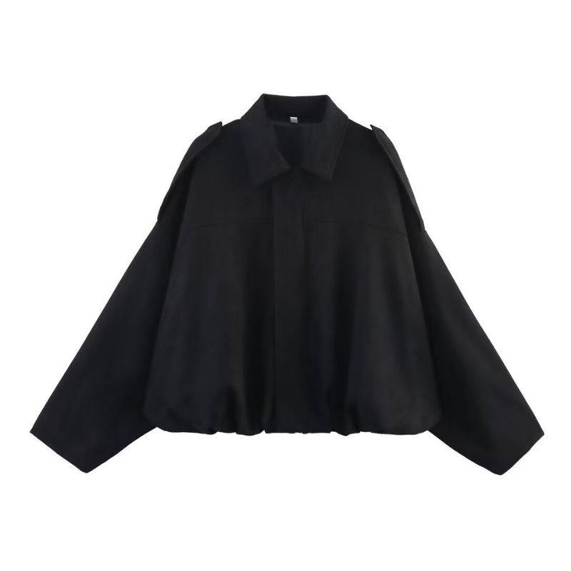 Aviara | Cropped Structured Aviator Jacket