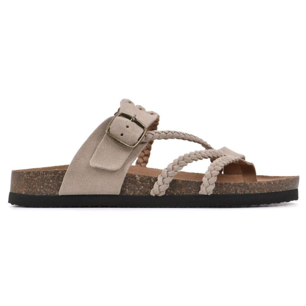 Brynlee | Braided Cork Sandals
