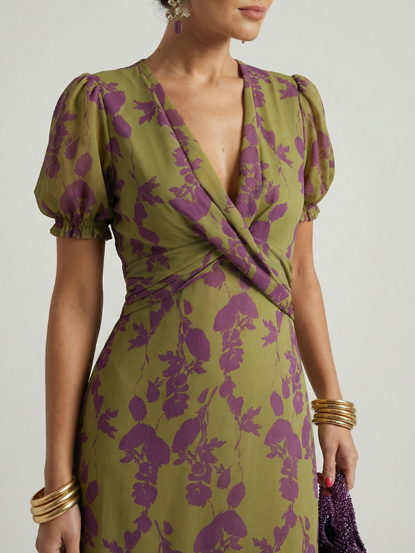Belinda | Relaxed Floral Midi Dress