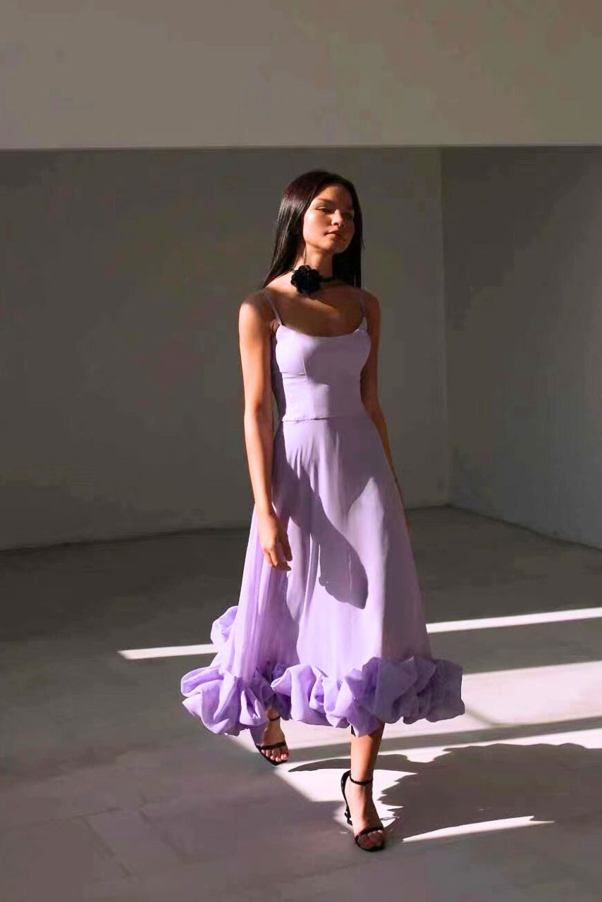 Grace | Flowing Elegant Midi Dress